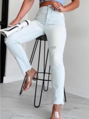 NWT- High Rise Flying Monkey Mom Jeans